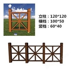 湖州塑木围栏板生产销售-大米字塑木围栏款式